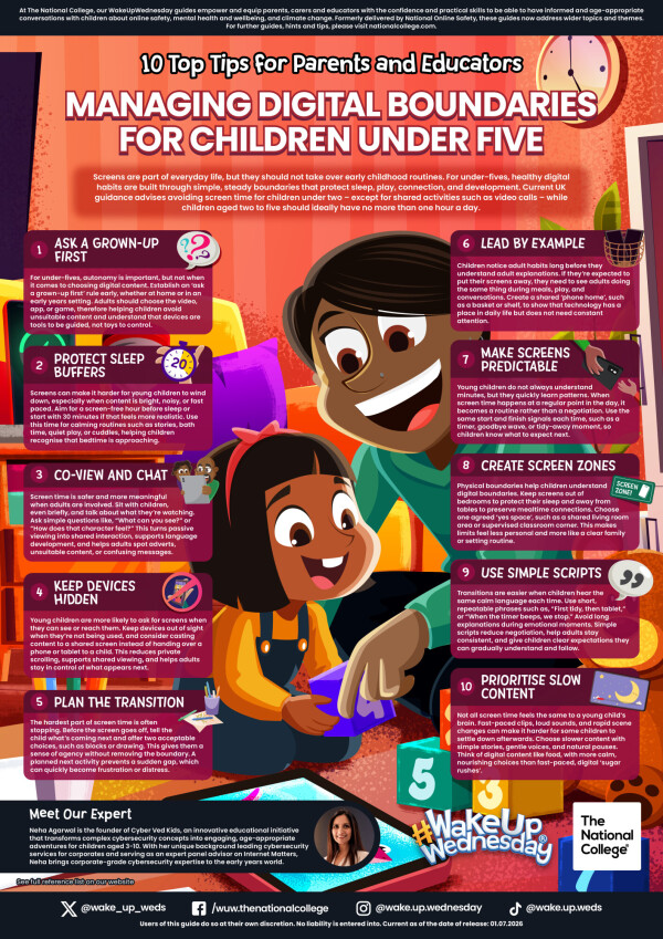 top tips digital boundaries for under 5s
